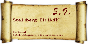 Steinberg Ildikó névjegykártya